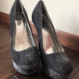 Charlotte Russe Metallic Pumps